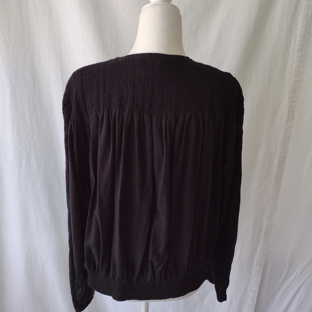Uniqlo Peasant Top Size Large - Picture 3 of 4